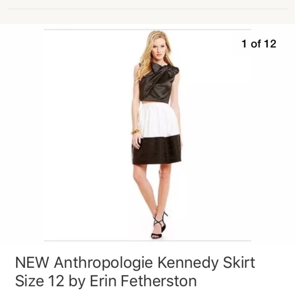 NWOT anthropologie Erin Fetherston Sz 12 Skirt